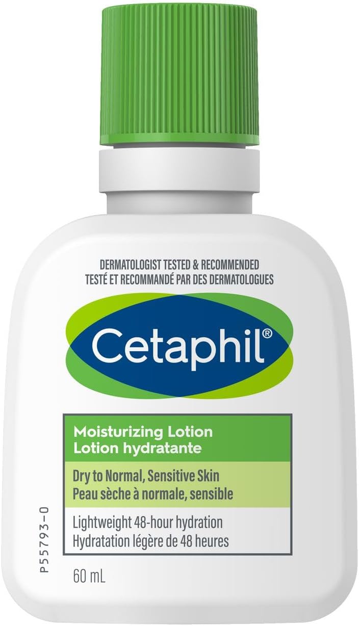 Cetaphil Moisturizing Lotion 60ml Hydrating Body Lotion and Moisturizer for All Skin Types