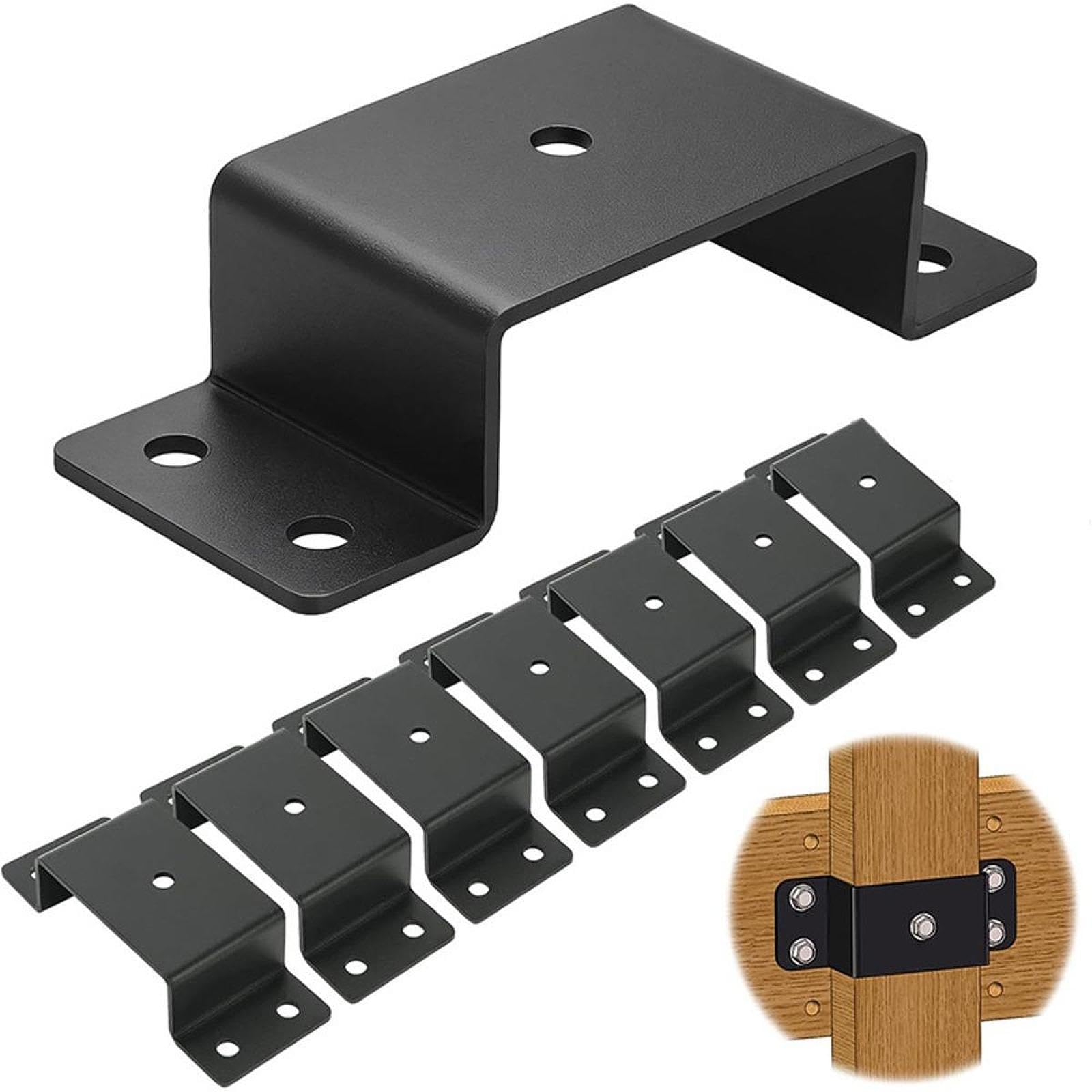 8 Stück Anhänger-Rungenhalterungen für 2'' x 4''