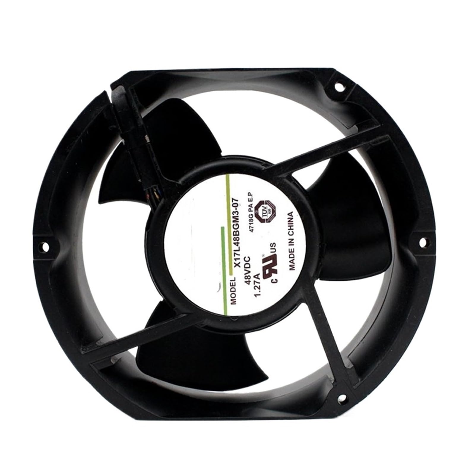 FSBNMNXPQ Cooling Fan X17L48BGM3-07 DC 48V 1.27A 17cm 17251 172 * 150 * 51MM 2/3/4-Wire(2-Wire)