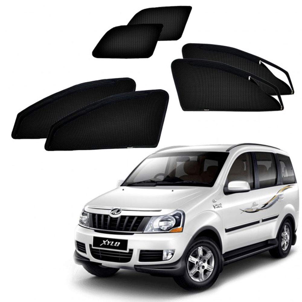 S.S. Car Window Curtain Work Side Window Zipper Sun Shade for