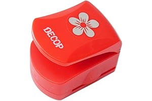 DECOP Embossed Punch for Making Cute Flowers