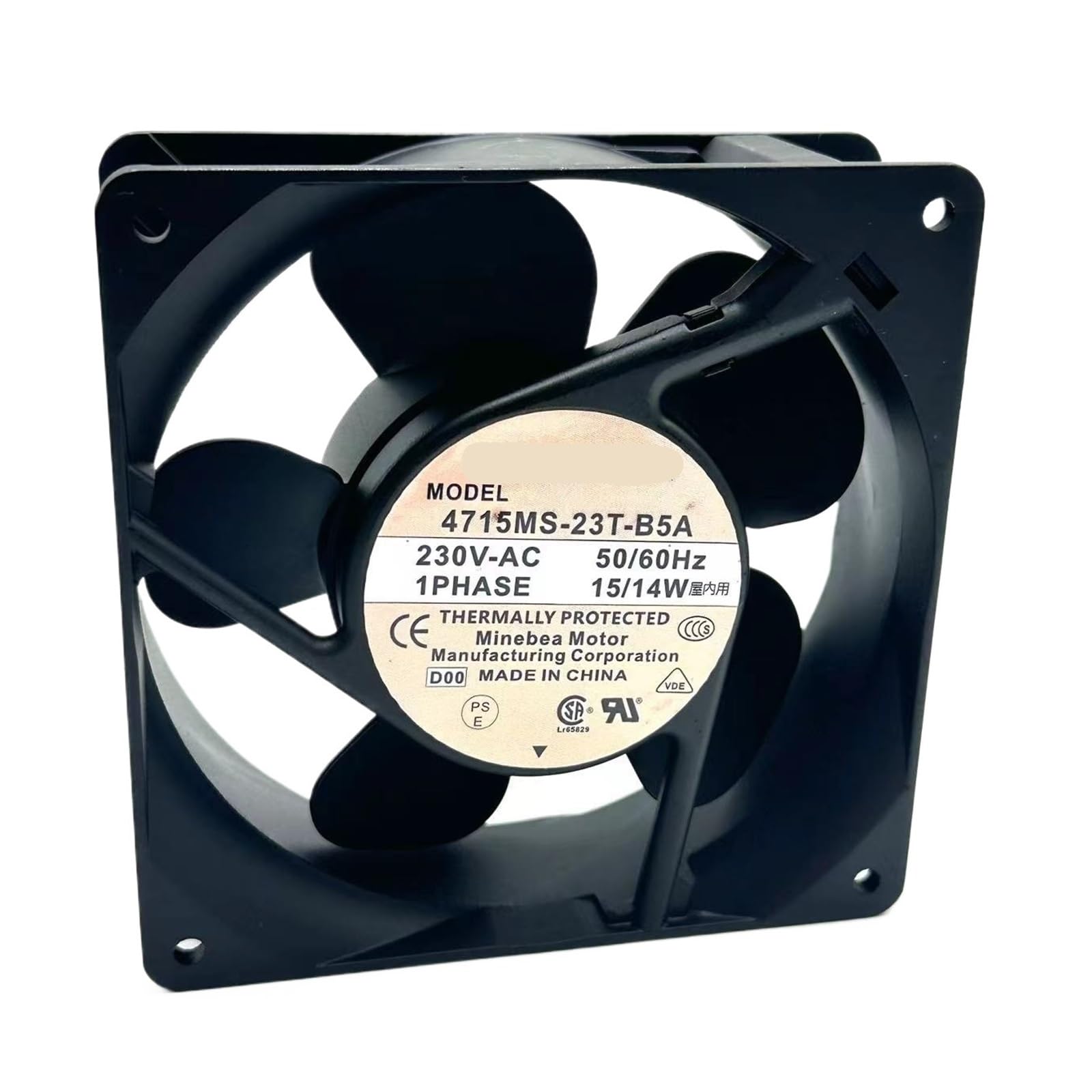 YMUGUEGH 4715MS-23T-B5A AC 230V 15W 120x120x38mm Server Cooling Fan