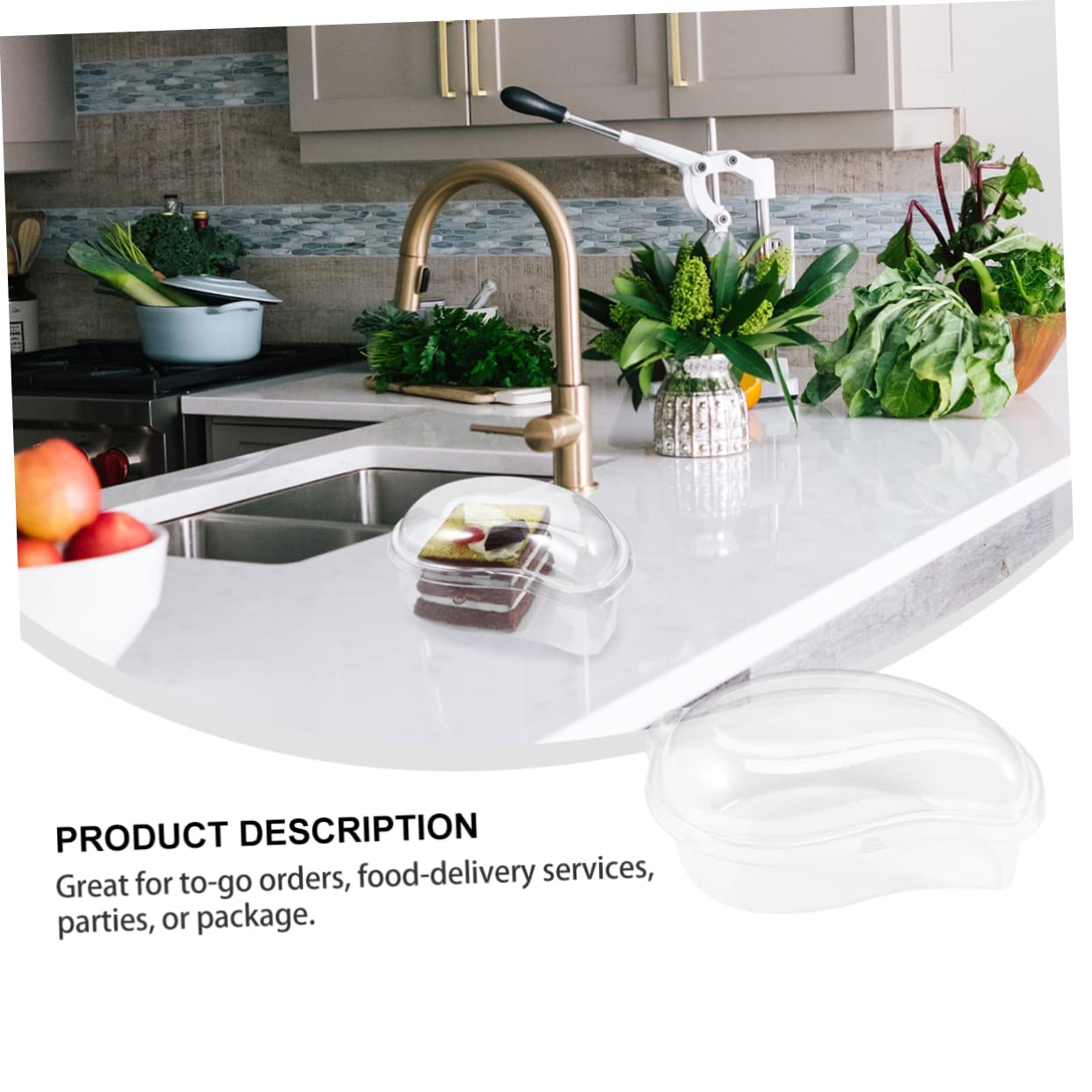 100 Pcs Packing Box Cupcake Take Holder Cake Carrier Mango Shaped Cupcake Case Egg Cake Storage Tin Cake Cstorage Container Cupcake Holder with Lid Box Pvc Baby Fruit