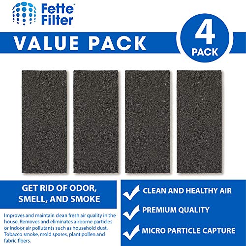 Fette Filter - Air Purifier Pre-Filters Compatible With Honeywell Hrf-B2 And Hrf-B1 Filter B. Pack Of 4 #TOP1