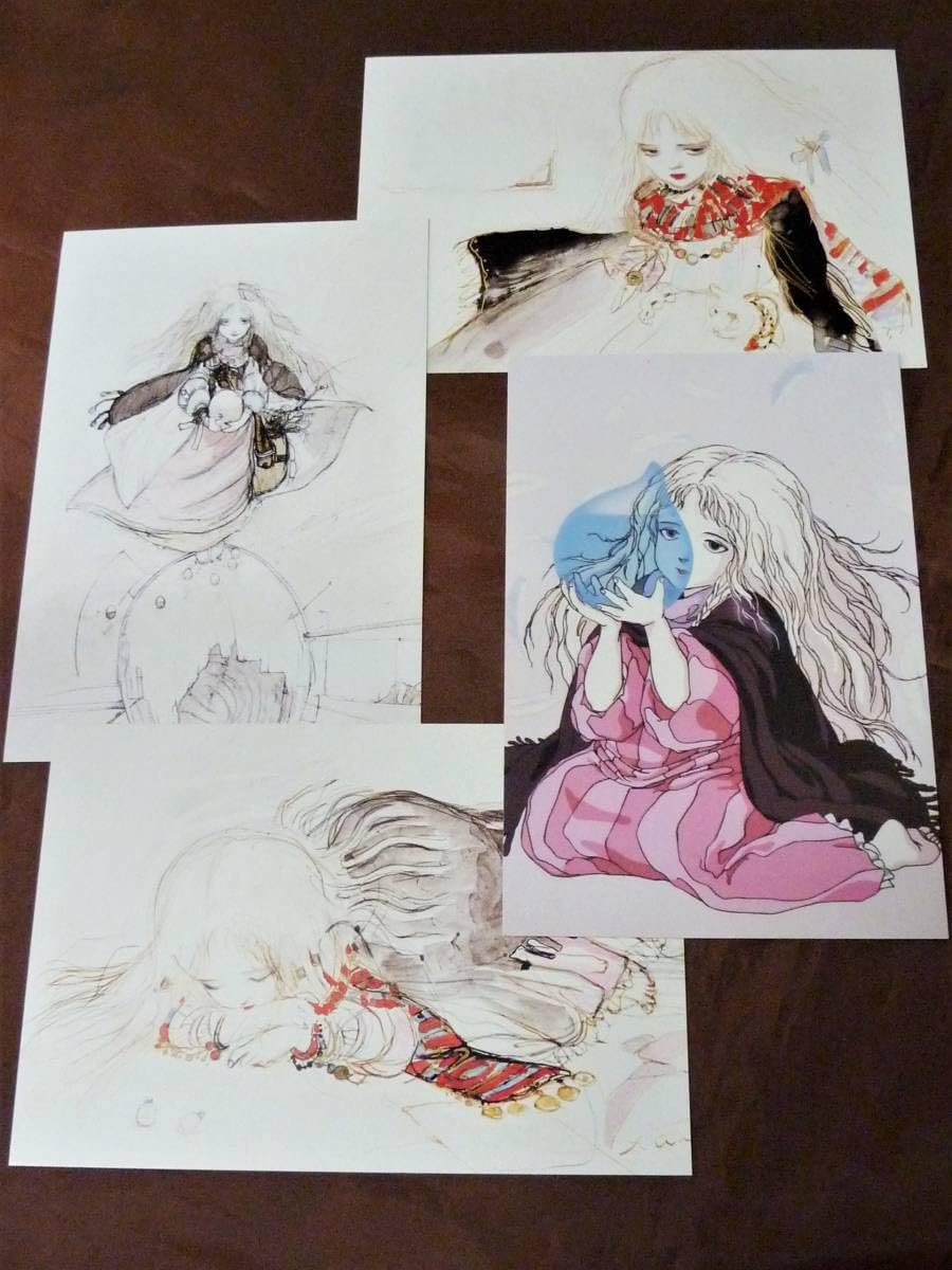 Amazon.co.jp: 天野喜孝 天使のたまご イラスト はがき 4点