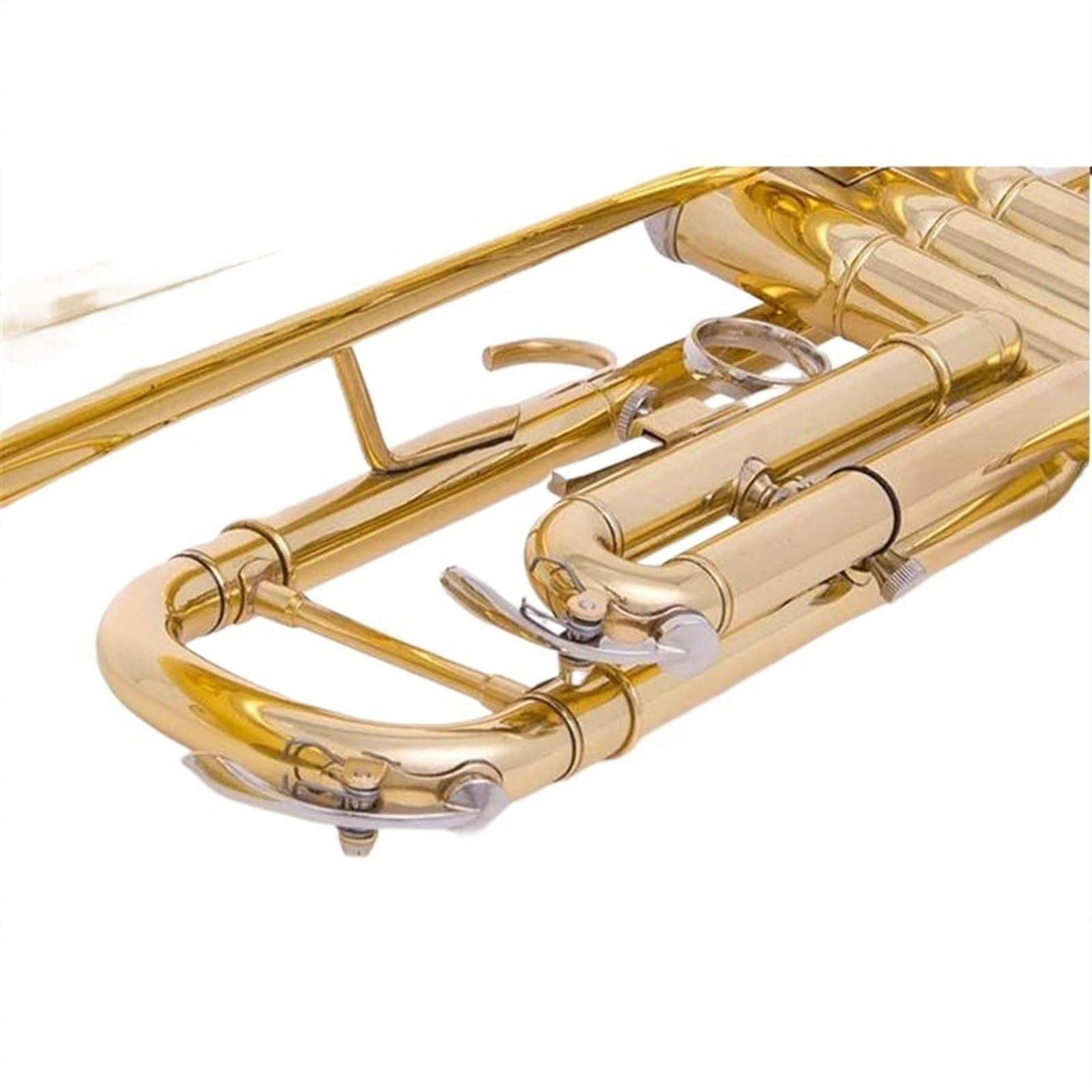 Amazon.com: Set Trumpe Trumpet Bb B Flat Brass Gold-painted