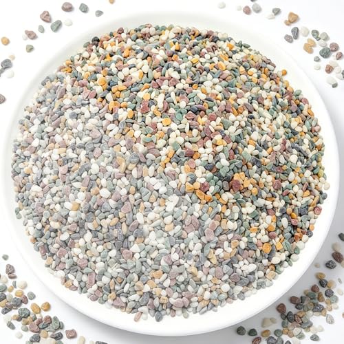 Image of River Rocks, Landscaping Pebbles, Natural Decorative Stones, 10 Pounds