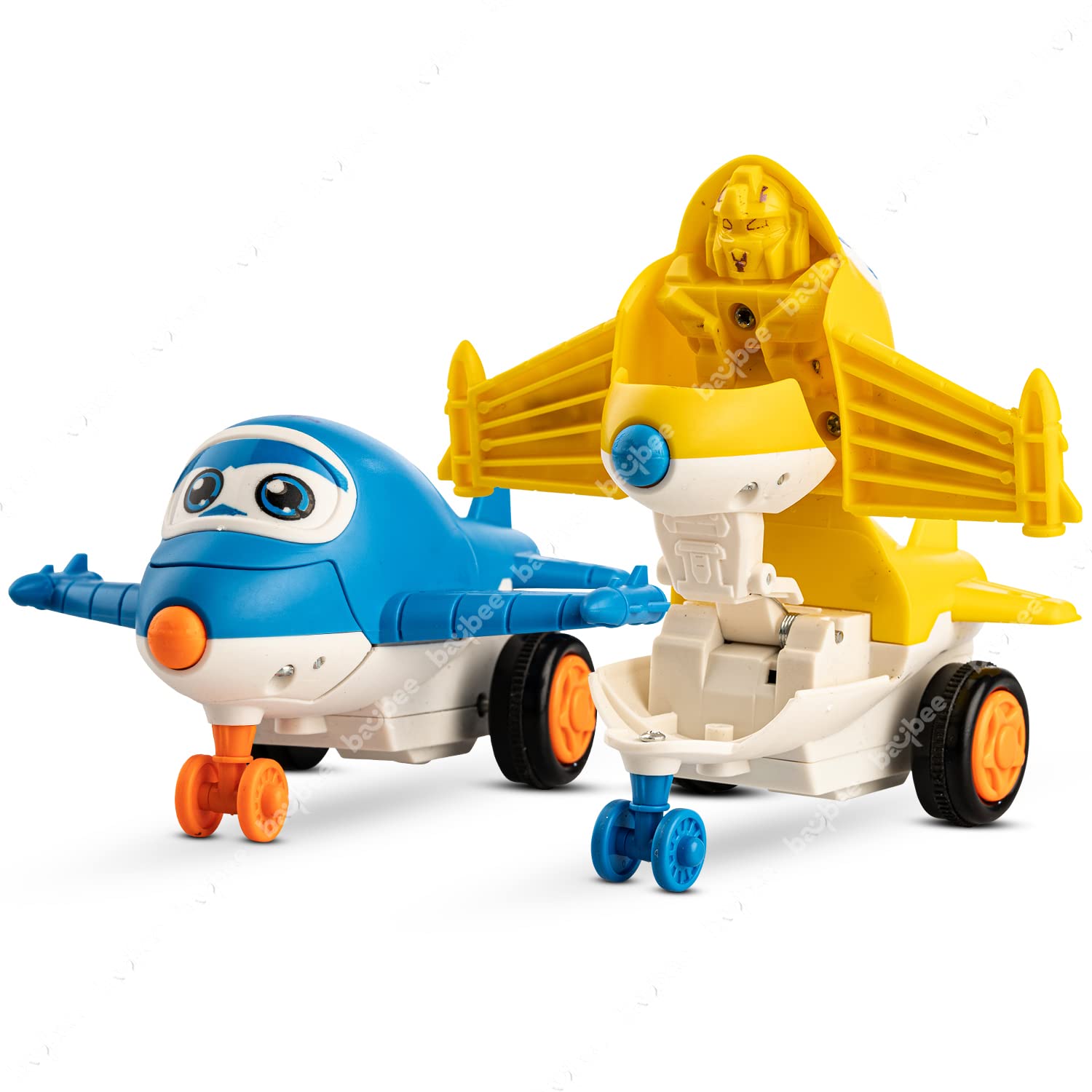 Baybee 2 in 1 Transformer Robot Car Toys for Kids with 360° Rotation, Friction Powered Car Toys Vehicle Playset for Kids, Push & Go Toys | Racing Cars for Kids (Transformer Plane Pack 1) (B0B855994Y) Amazon Price History, Amazon Price Tracker