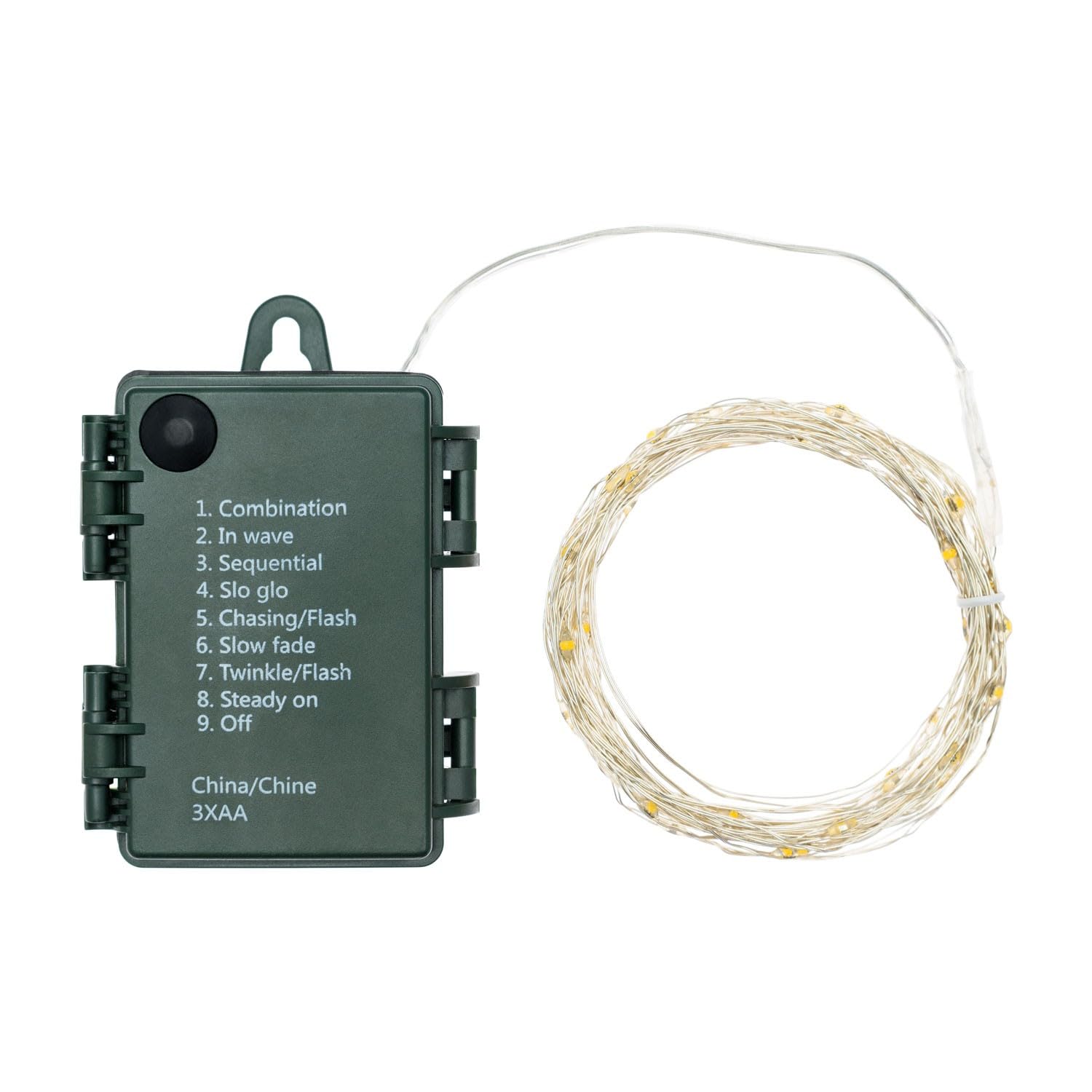 Luci LED A Micro Catena 4m 40 LED - Decorazione Interni/Esterni Impermeabile IP44, Timer 6h, Bianco Caldo - Foto 10