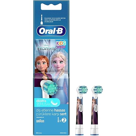 Oral B Kids Electric Toothbrush Soft Refills 2 Pack