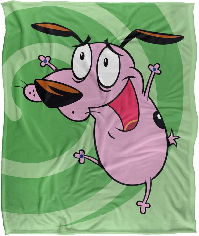Courage The Cowardly Dog Blanket, 50"x60", Complete Series Cover Silky Touch Super Soft Throw Blanket