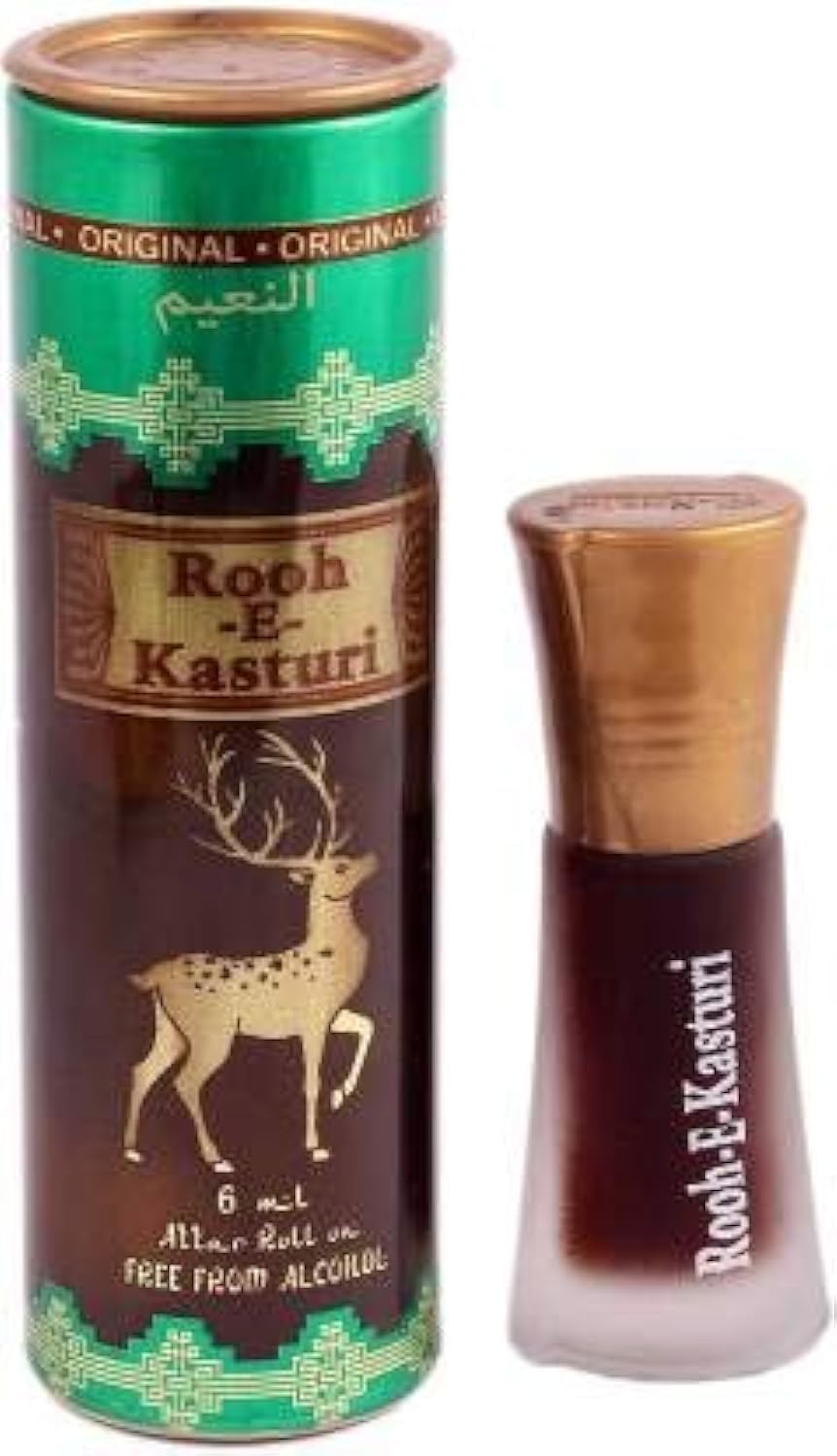 Al-Nuaim Rooh-E-Kasturi Long Lasting Floral Liquid Attar For Unisex, 6ml (Musk)