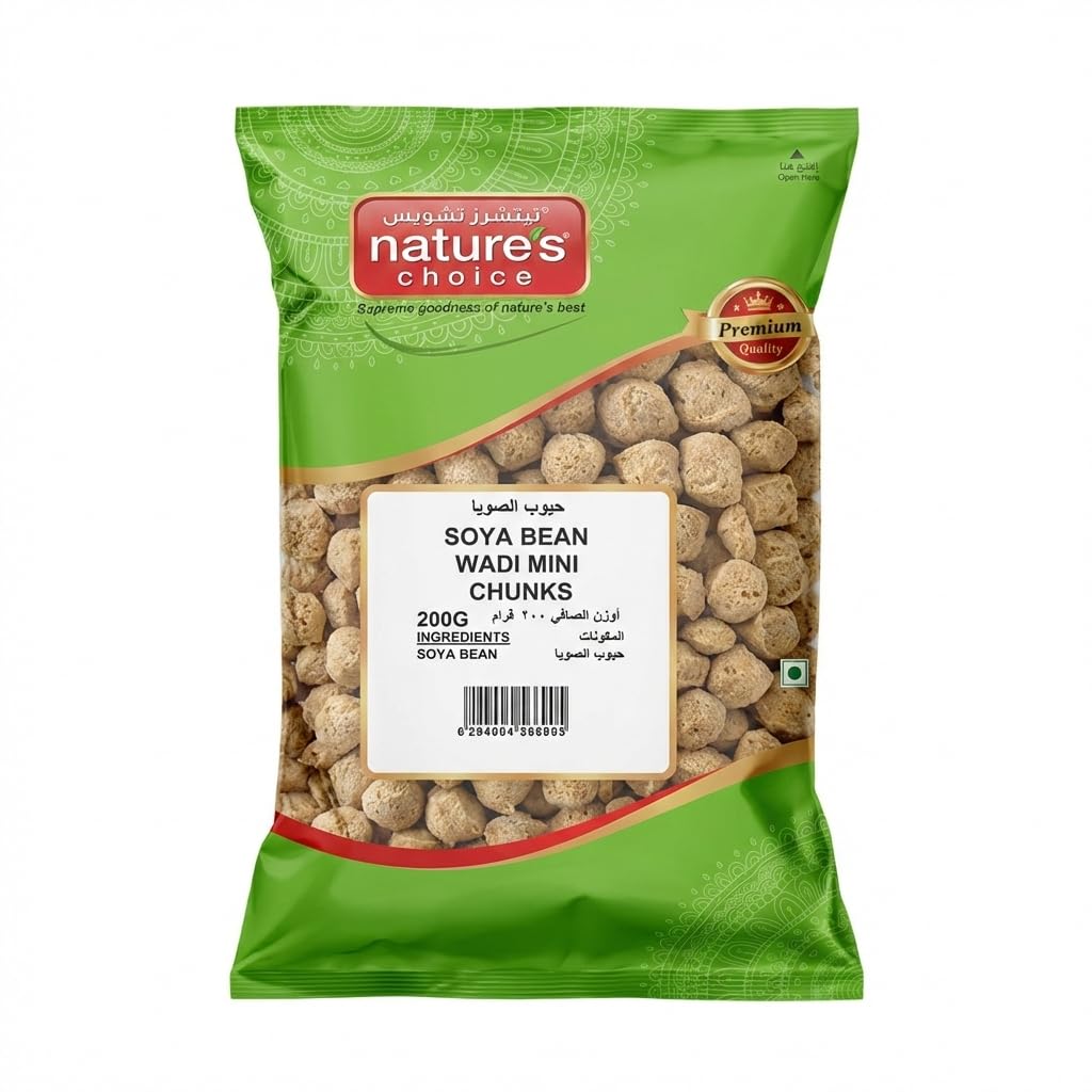 Natures Choice Soya Bean Wadi Mini Chunks 200g