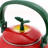 Vista 4 de Gourmet Art tetera silbadora de acero, esmaltada