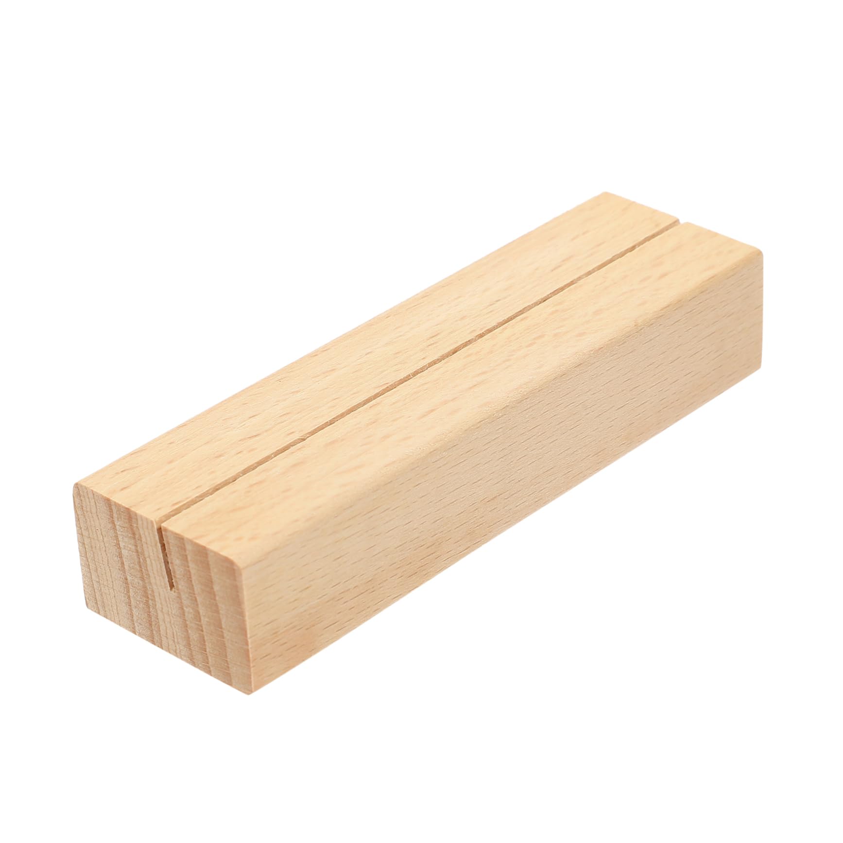 ULTECHNOVO 6Pcs Wooden Cards Display Base Stand Stylish Postcard Holder for Home Office and Restaurant Decor for Cards Calendars and Crafts
