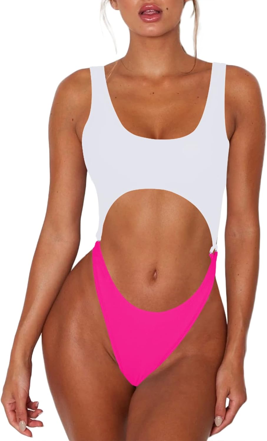 Sovoyontee Women's Sexy One Piece Swimsuits Cheeky Thong Bikini Bathing Suit - Image 5