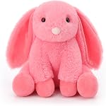 Apricot Lamb Toys Plush Cream Bunny Stuffed Animal with Fluffy Soft Ear 8"