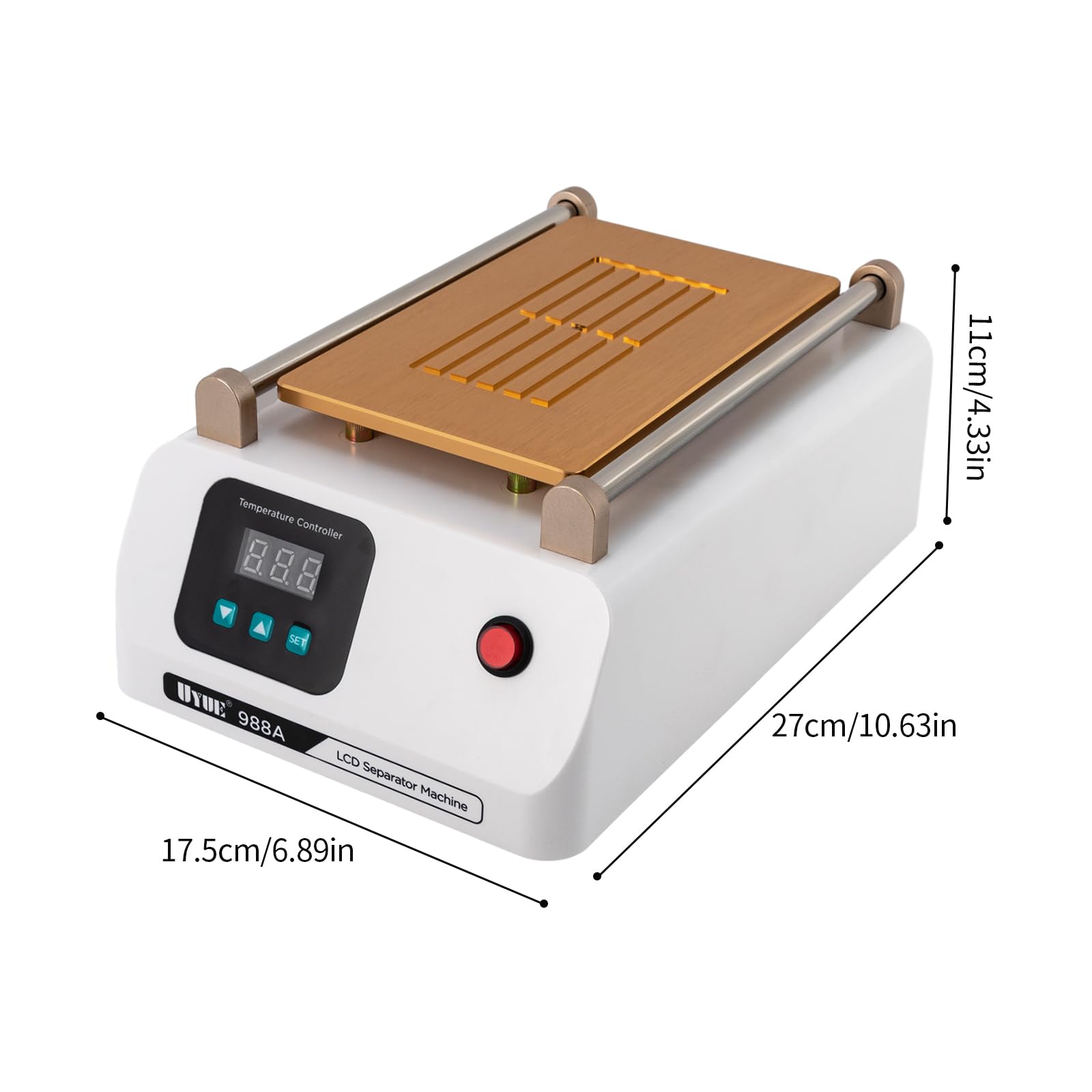 TFCFL LCD Screen Separator Bildschirm Trennmaschine Display Trenner Touchscreen Separator Repair Machine 200-240V Geeignet für 7" Handy Bildschirm