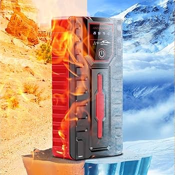 Amazon | 12Vジャンプスターター 電動空気入れ 49800mAh 【収納