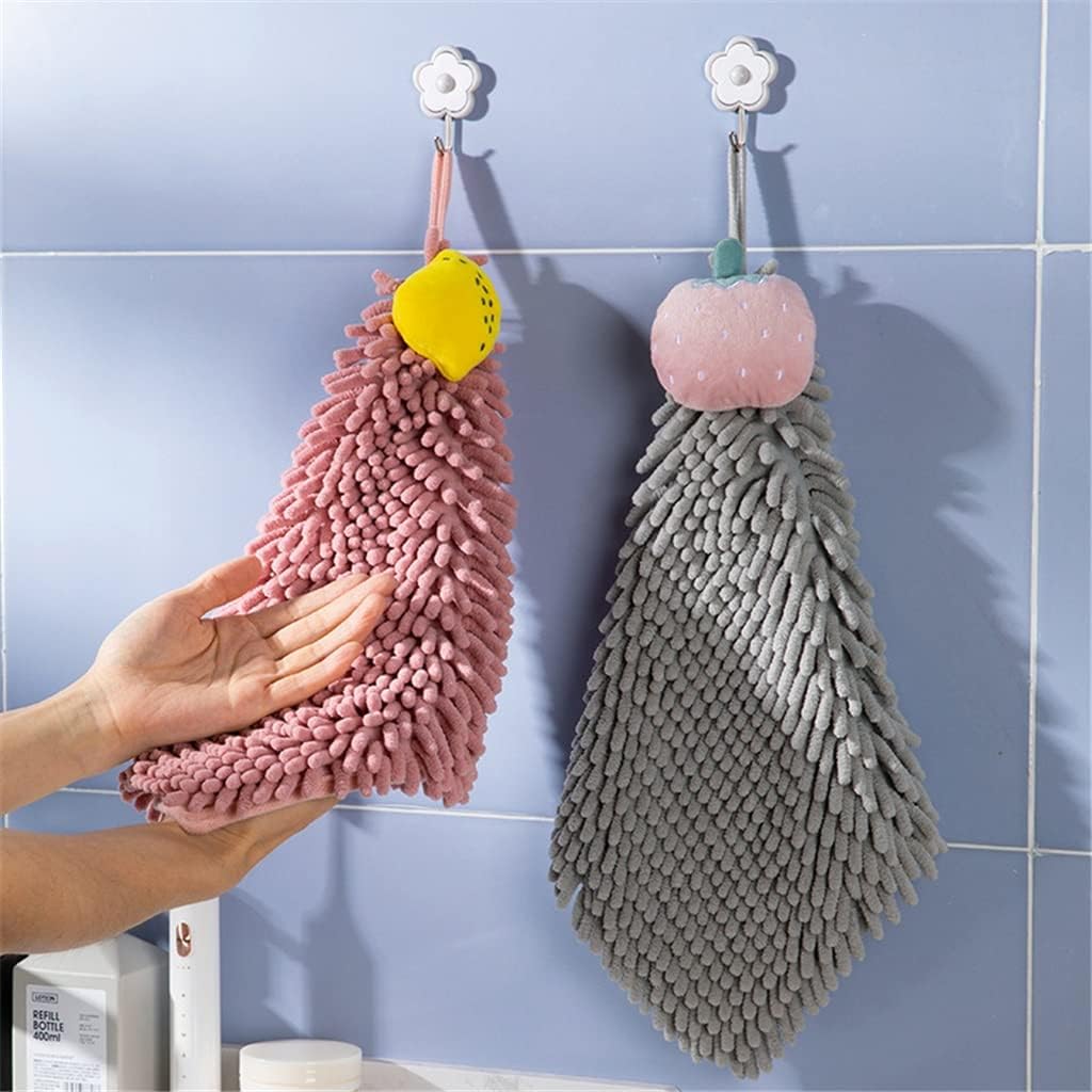 Cartoon Hand Towel Soft Handkerchief Quick Drying Absorbent Kitchen Bathroom Home Accessories