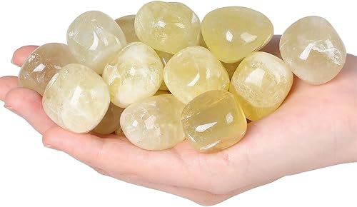 Miniatura 9 de YATOJUZI Piedras de cristal naturales pulidas de cuarzo rosa de 1 libra, piedras preciosas de cristal a granel al por mayor para el equilibrio de
