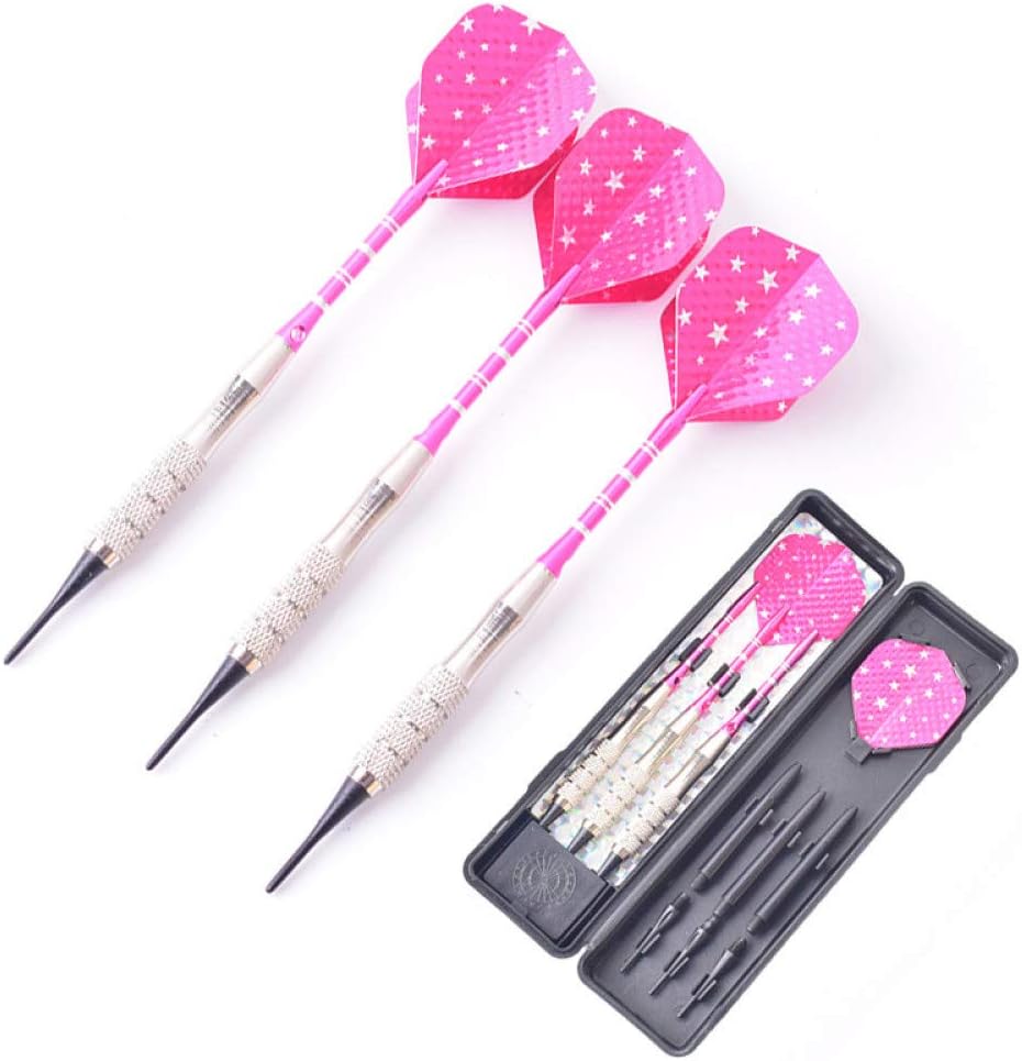 3 Fléchettes Professionnelles En Tungstène Plaqué Cuivre 26g - Pointe Aiguille, Avec Boîte