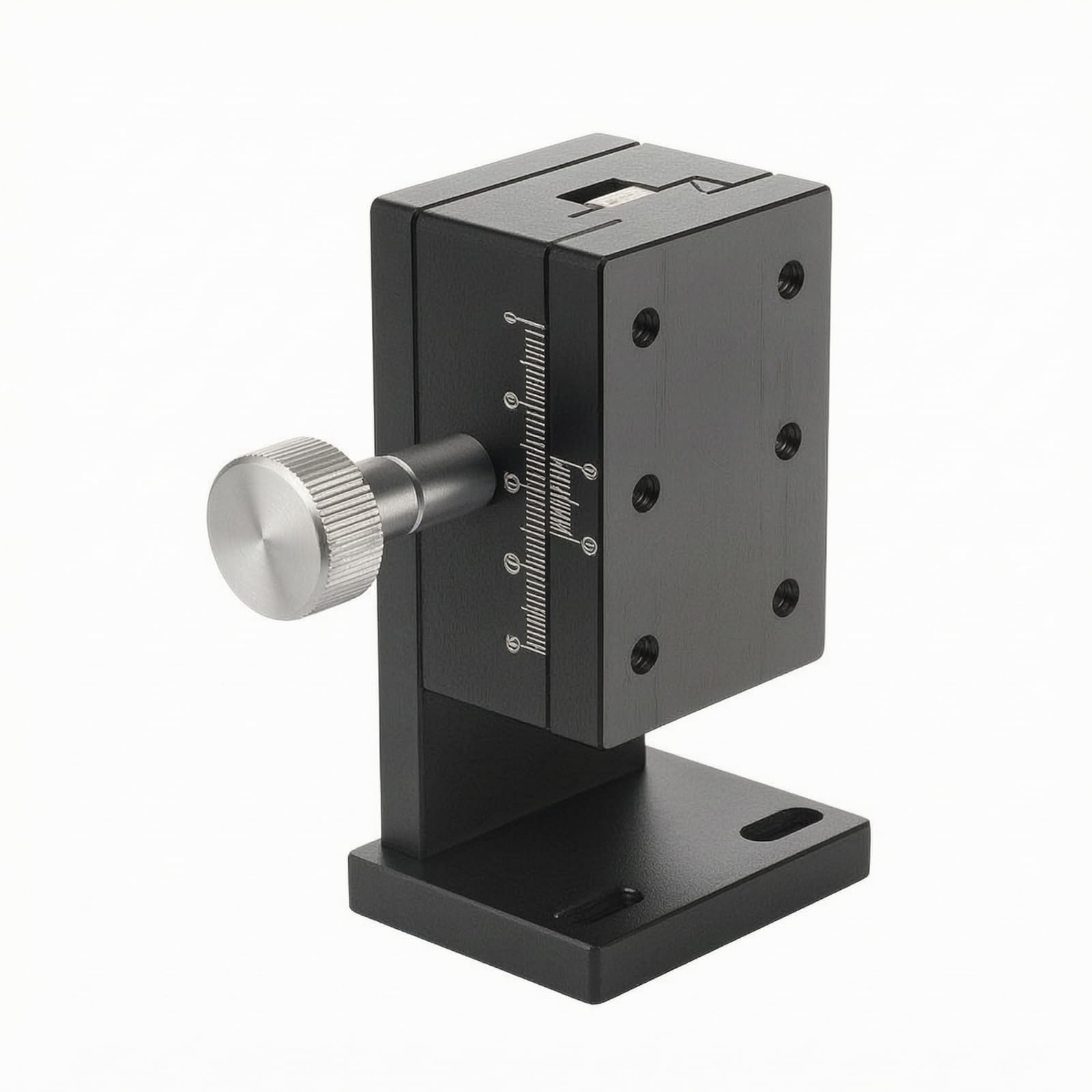 Slitta Micrometrica Robusto | Compatto, scorrevole, Posizionatore Micrometrico, per Banco Ottico, Laboratorio, Lwz4060 Piattaforma
