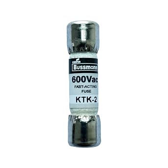 New OEM KTK-2 KTK-2A 600Vac Fast Acting Fuse, Pack of 10