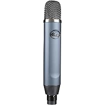 Blue Ember Microfono a Condensatore XLR per la Registrazione e lo Streaming, Capsula Cardioide Personalizzata e Supporto per Microfono – Grigio