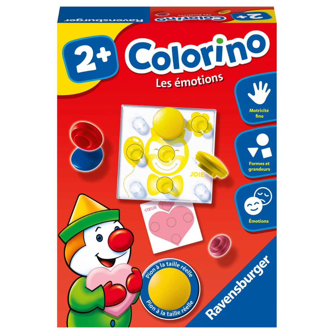 Ravensburger Colorino Les emotions – Educational Game – Learning Colours – Creative Activities for Children Ages 2