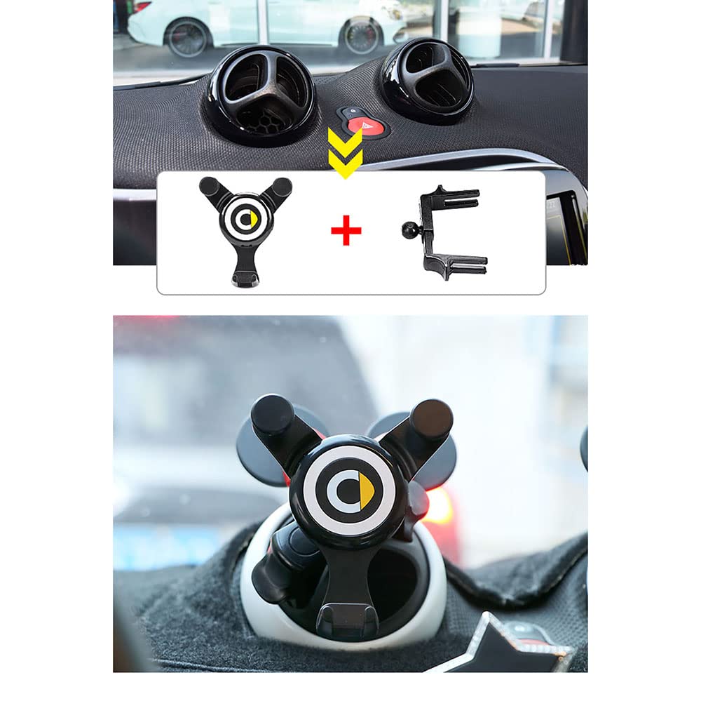 Supporto Telefono Magnetico Per Auto Smart Fortwo E Forfour (450/451/453) - Staffa Gravità 360°
