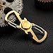 Produktbild Keychain, Multifunktionsedelstahl-Gyro-Auto Keychain Fingertip Druckentlastung, geeignet for den täglichen Haushalt/Outdoor-Reisen/Business-Geschenke (Color : Gold)