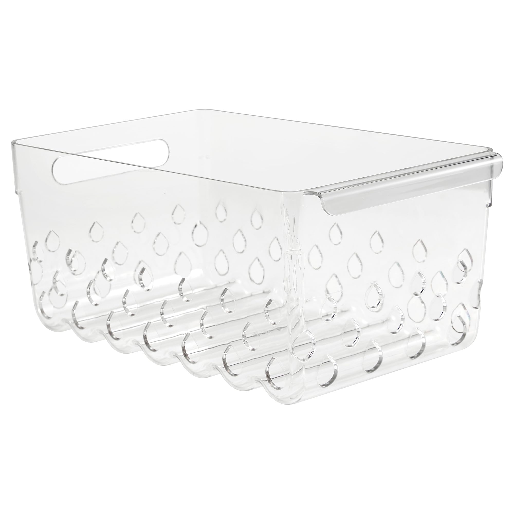 Panier de rangement pour réfrigérateur en plexiglas transparent durable 30x19x14 cm KLIPPKAKTUS