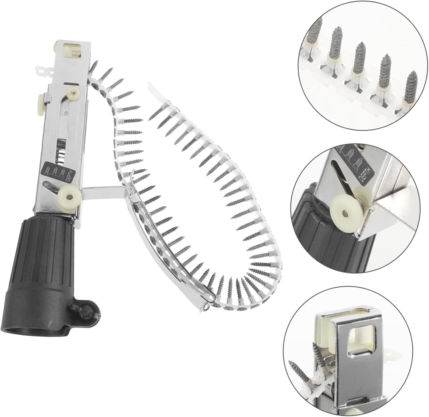 Chain Belt Screw siding Tool Electric Screw Electric Brad Nailer Cordless Staple Electric Woodworking Tool Automatic Nail Machine Baseboard Screw Machine Stainless Steel