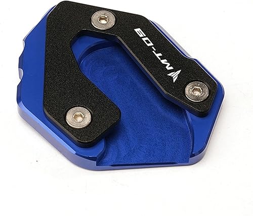 Miniatura 3 de Placa de extensión para Yamaha MT-09 MT 09 MT09 Tracer 900 XSR900 2014-2020 2021 22 Soporte lateral de pie de motocicleta Almohadilla de soporte de