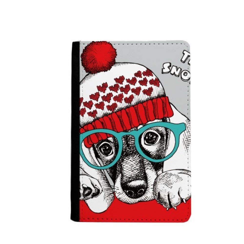 Étui portefeuille de voyage pour passeport motif chien, cadeau idéal