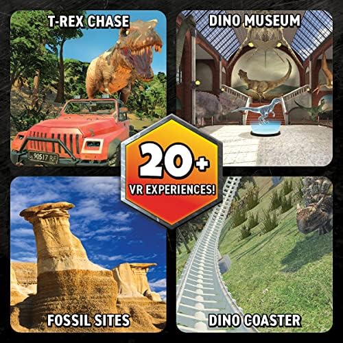 Professor Maxwell's VR Dinosaurs - Virtual Reality Kids Science Kit, Book and Interactive STEM Learning Activity Set (Full Version - Includes Goggles) 6 61UceJZPQXL. AC