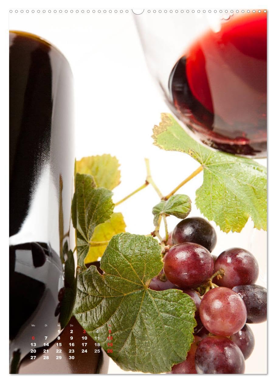 WeinTrauben 2026 (hochwertiger Premium Wandkalender 2026 DIN A2 hoch), Kunstdruck in Hochglanz: Wein und Weintrauben (CALVENDO Lifestyle)