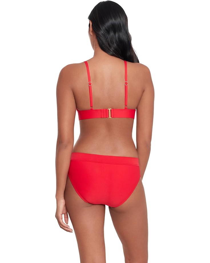 Lauren Ralph Lauren Beach Club Solids Toggle V Neck Bikini Top - #2 of 3