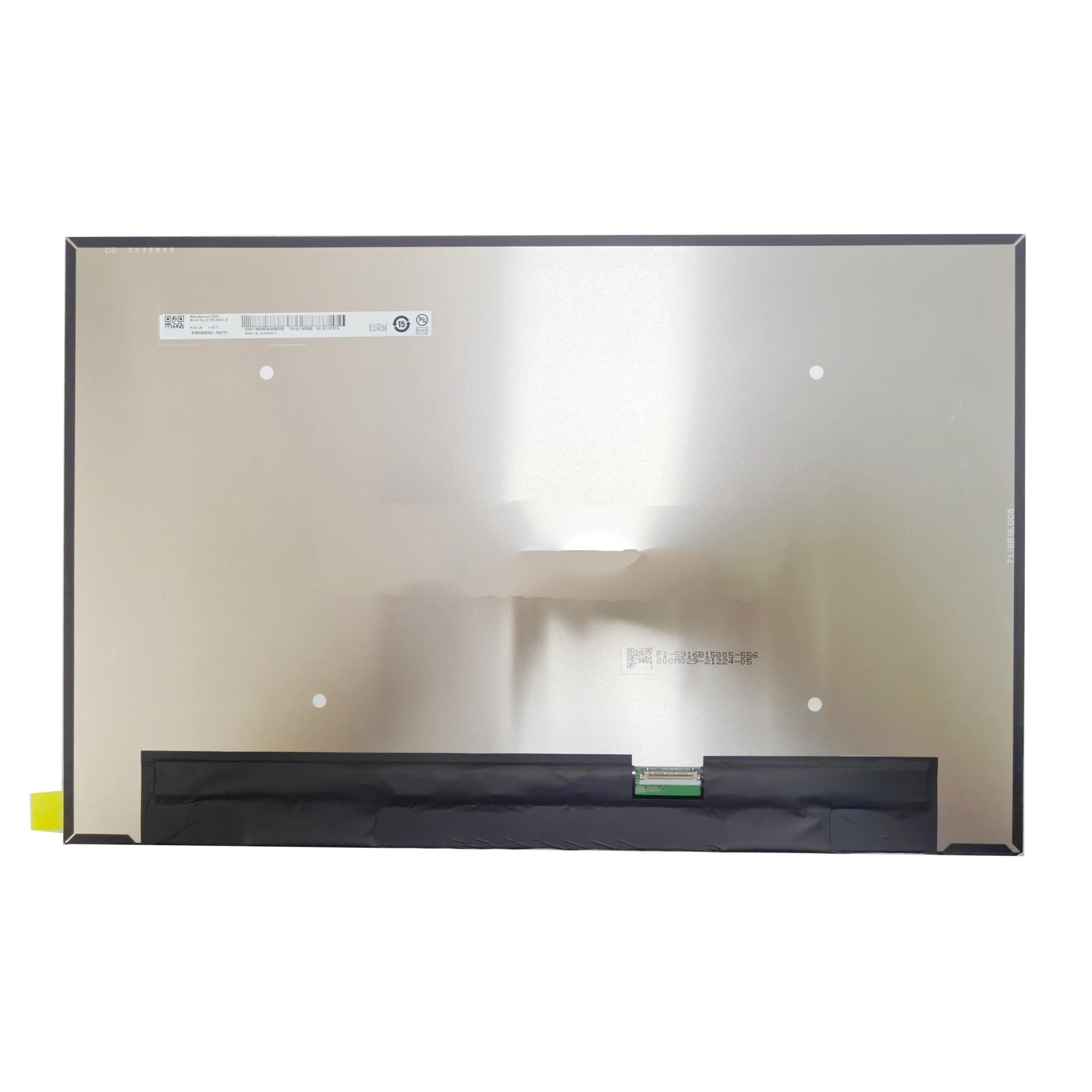 B160UAN06.N IPS 16,0'' Matrix SRGB Pantalla LCD for Portátil 1920x1200 Parte