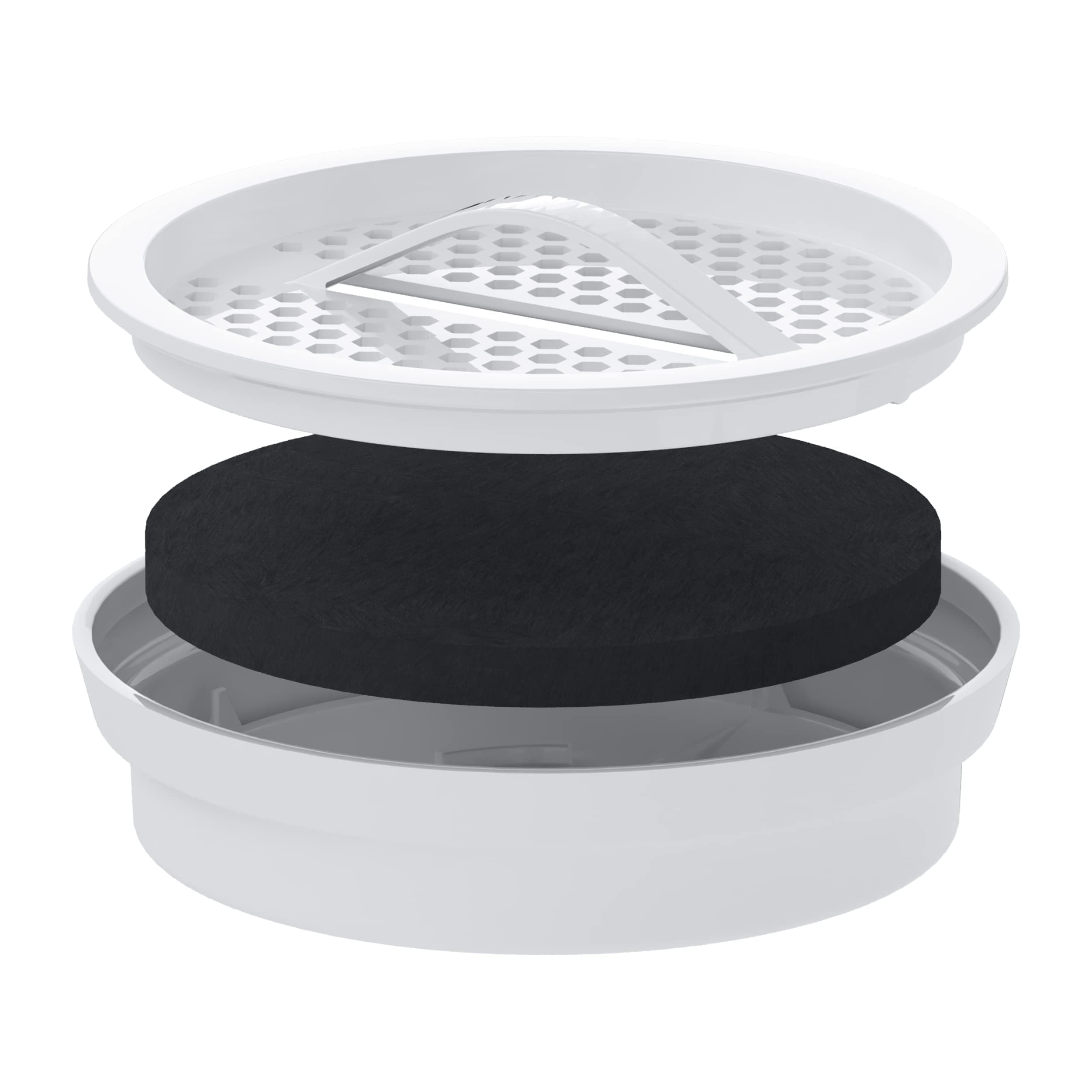 Wessper Jarra Filtradora de Agua de Vidrio 3 L | Reemplazo para Aquaphor Standard, Brita Classic, Dafi Classic | 1 Filtro de Agua AquaClassic + 5 Filtros ActiveDisc | Gris