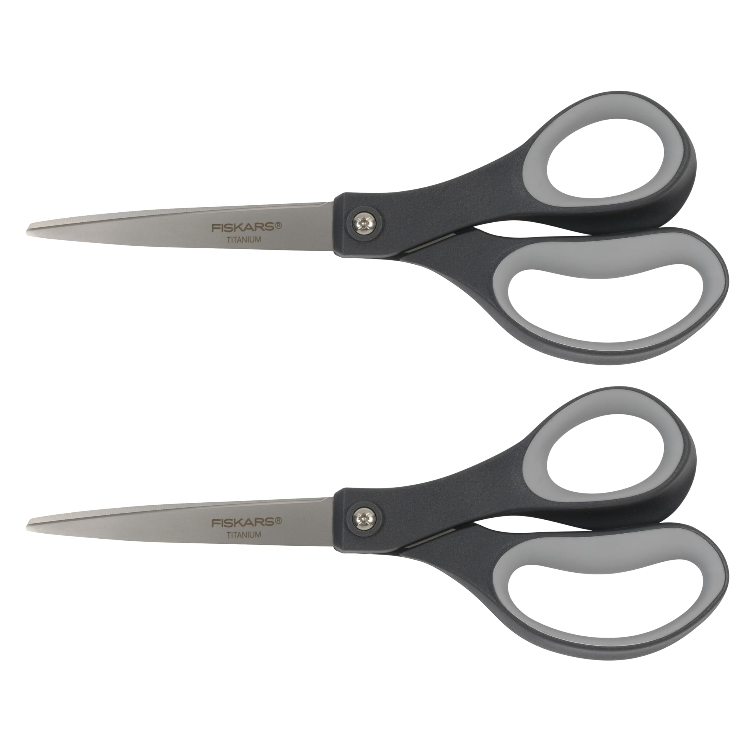 Everyday Softgrip Titanium Scissors (8") - 2pk