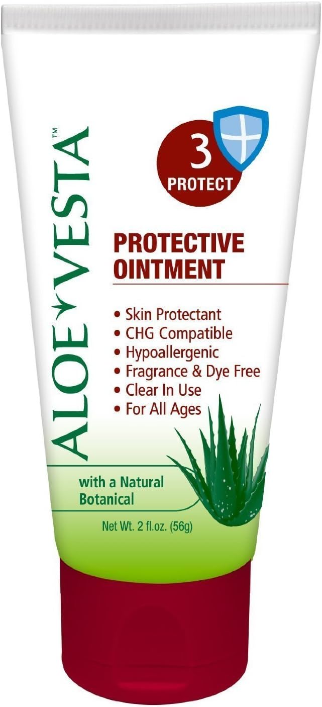 Aloe Vesta 2 in 1 Protective 3 Ointment, 2Oz (4 Pack)