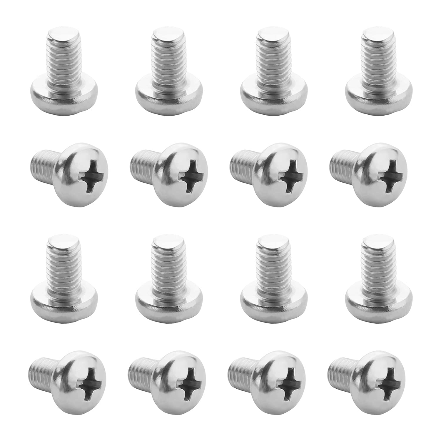 M4 Machine Screws - 30 Pack Stainless Steel -22