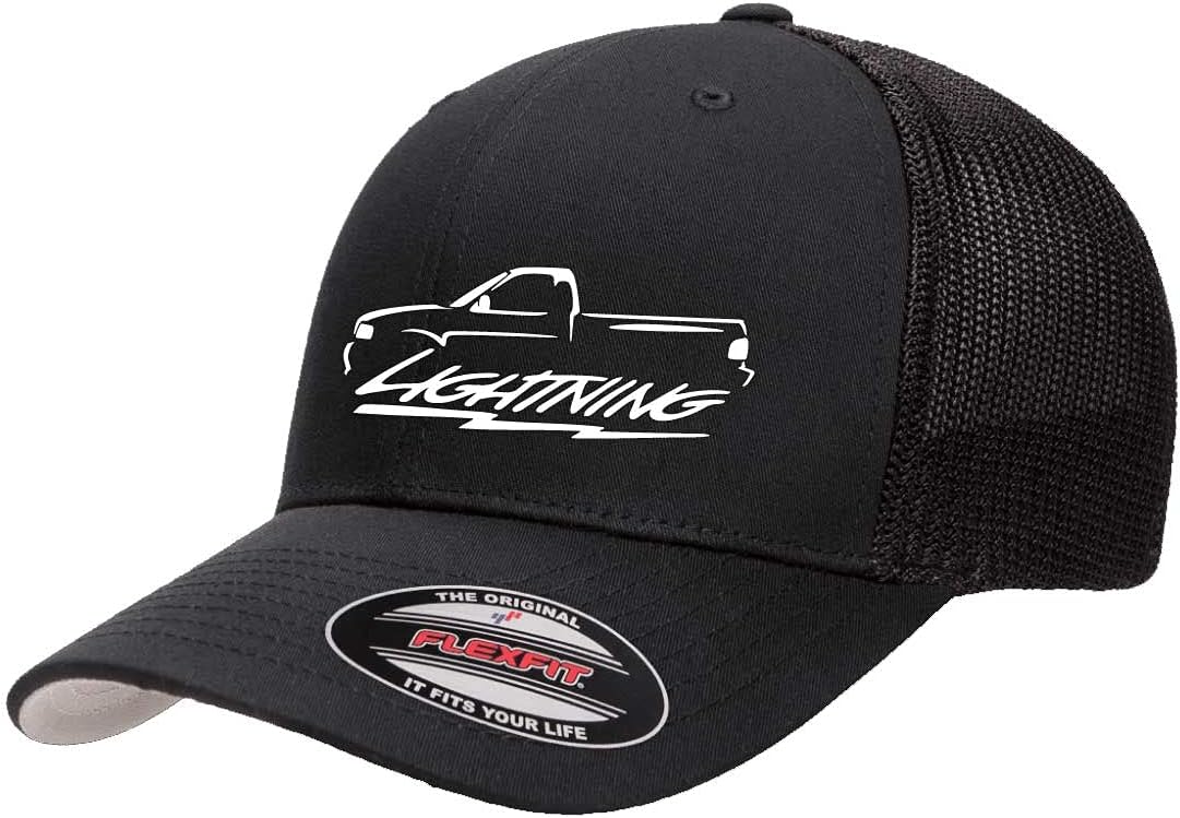 1999-04 Ford SVT Lightning Truck Classic Outline Design Trucker Mesh Fitted Cap