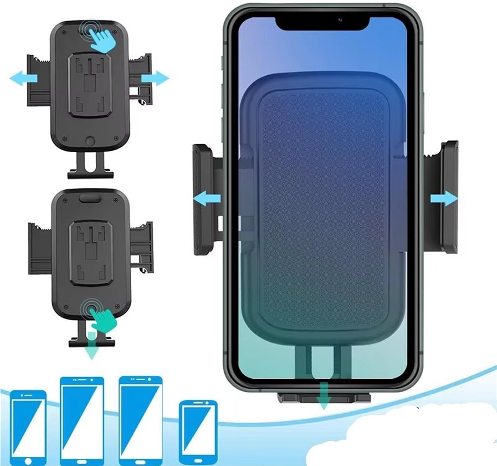 para iPhone 13 11 Soporte para Teléfono con Taza Coche Soporte Universal Móvil Soporte para GPS Ajustable Móvil Suporte Telemovel Carro