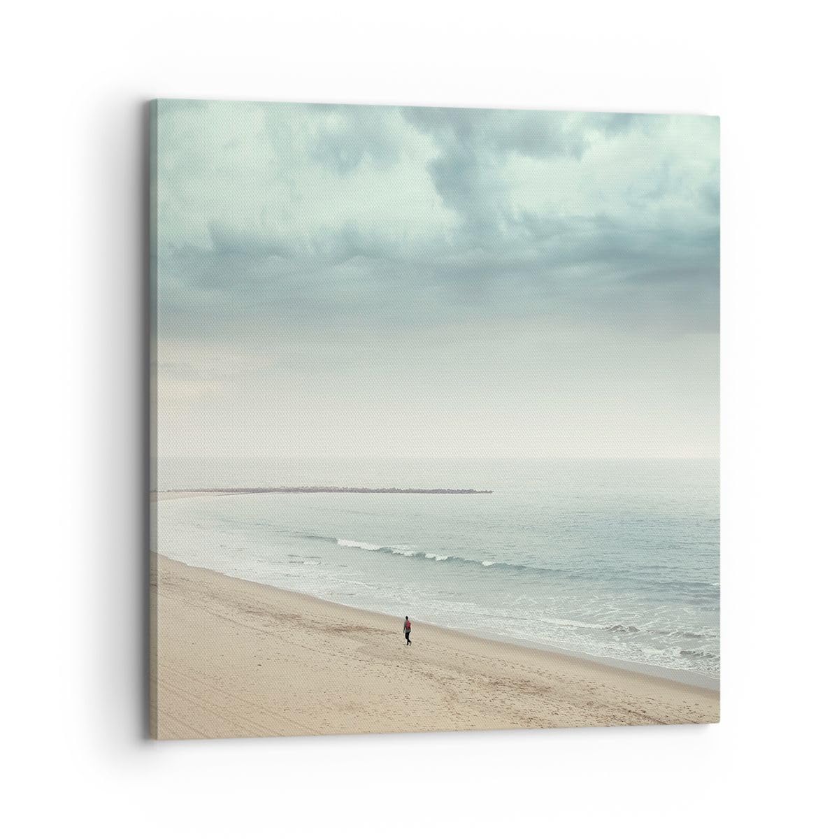 ARTTOR Cuadro Decorativo 70x70cm Moderno Cuadrado Paisajes Marino - 5931