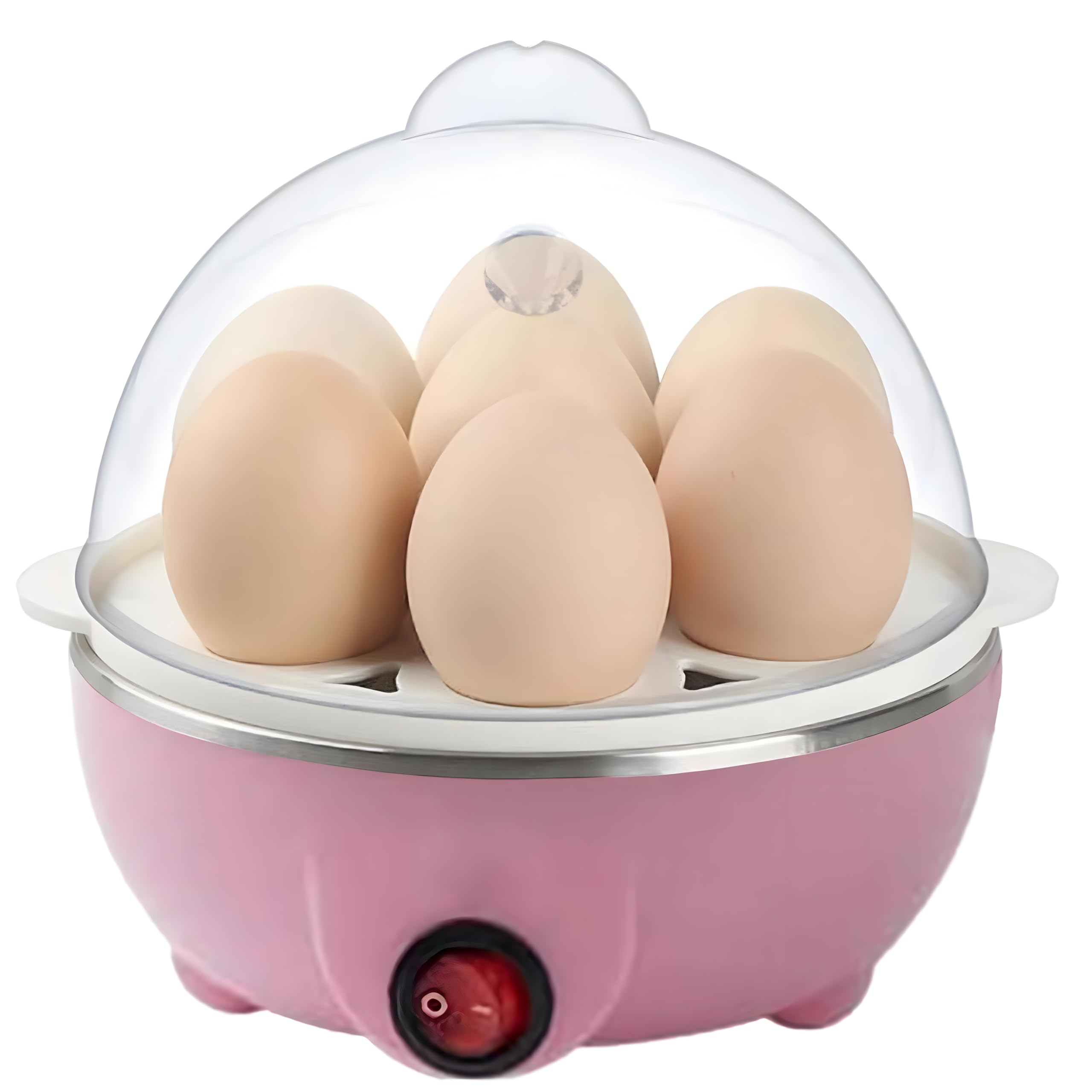 Single Layer Egg Boiler ? Compact and Easy Egg Steamer for Home Use ? One-Tier Egg Cooker and Poacher for Simple Egg Preparation ? Portable Single Layer Egg Maker and Cooking Device-picture-12