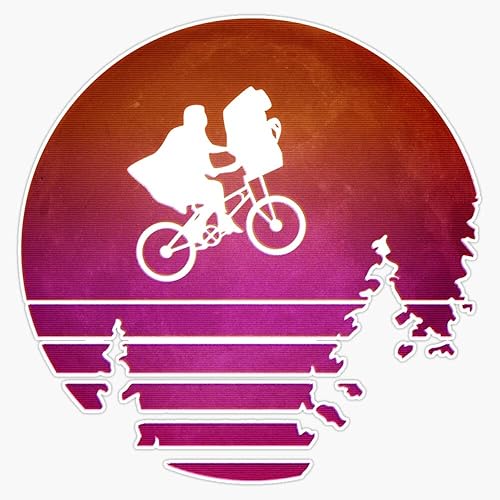 Magnet Synthwave E.T. - Adhesivo magnético de vinilo (5")