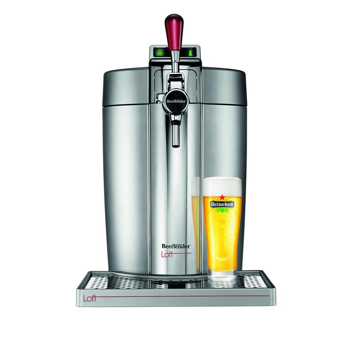 Krups VB700E00 BeerTender Beer Machine Loft Edition Silver/Chrome